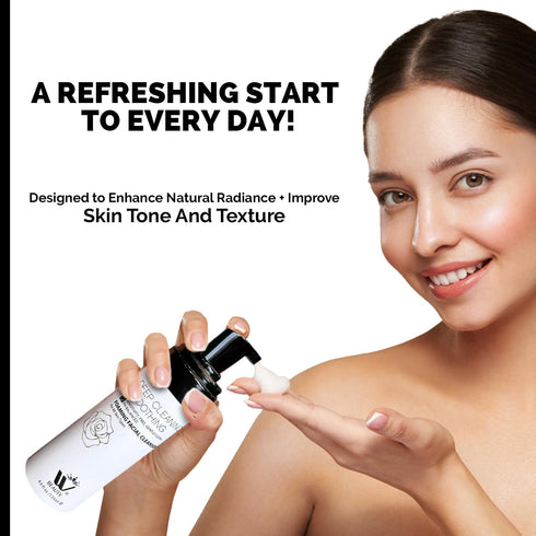 WBM BEAUTY Foaming Facial Cleanser | 4.2 Fluid Ounce